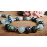 Liefdesarmband Labradoriet Jade Turkoois